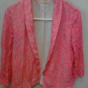 Lace blazer